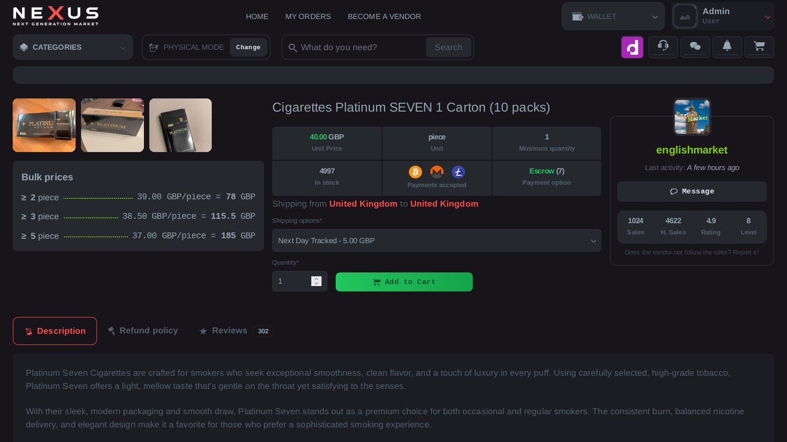 Main Dashboard Layout